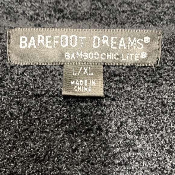 BAREFOOT Dreams open cardigan waterfall long sleeves longline women’s size L/XL - Picture 3 of 9